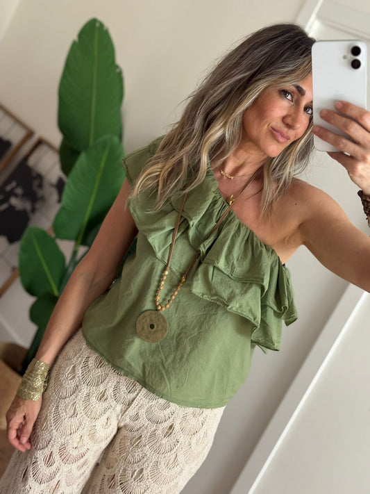 Blusa Volantes