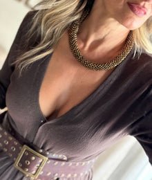 Collar Étnico Bronce