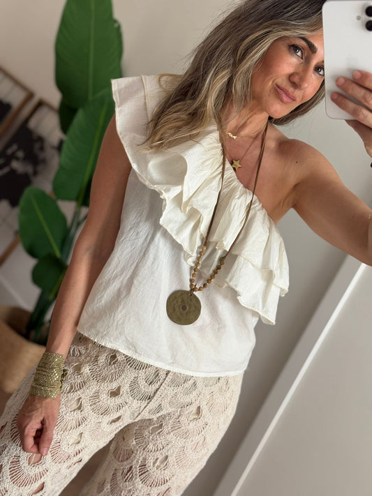 Blusa Volantes