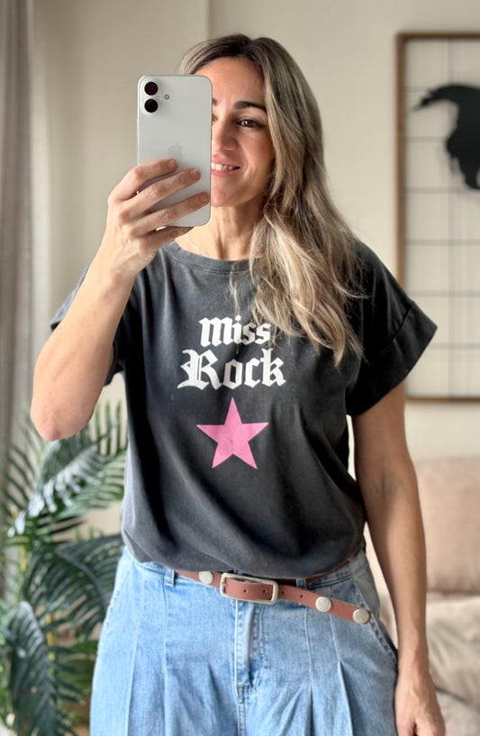 Camiseta Miss Rock