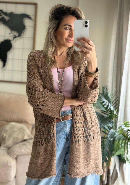 Chaqueta calada