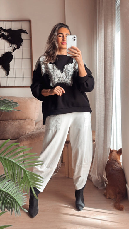 Pantalón Slouchy de algodón – Pilar Martín Shop, foto 1