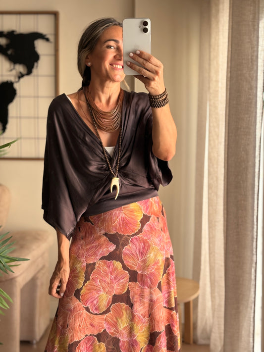 Blusa satén