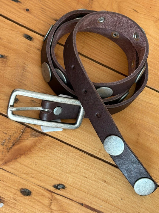 Cinturón Piel Tacha