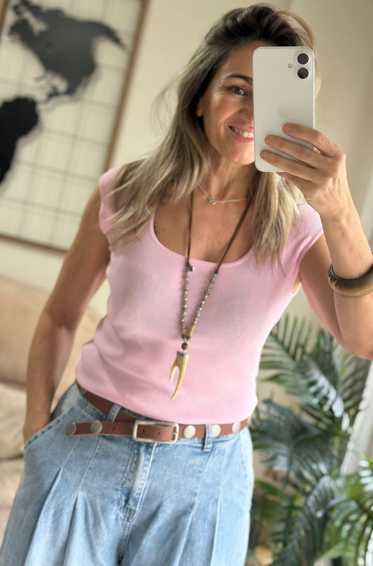 Camiseta de punto finito