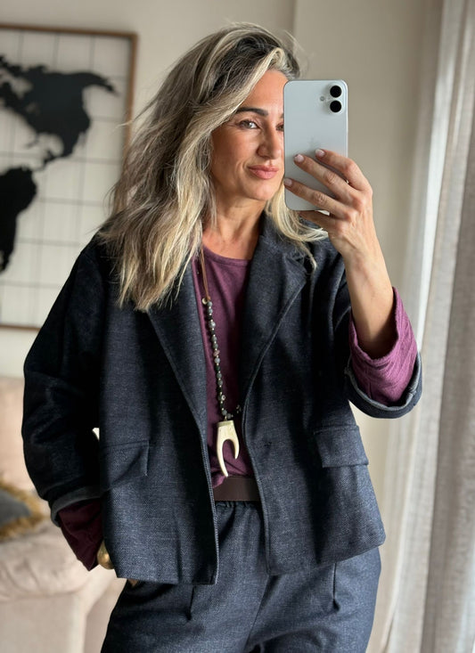 Chaqueta algodón Denim
