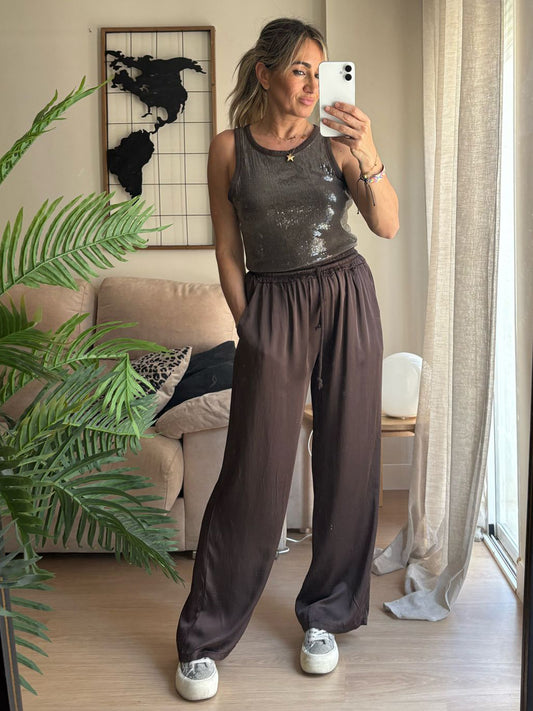 Pantalón Satinado